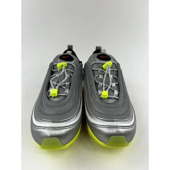 Nike Air Max 97 Silver Volt GS Youth Sneakers Shoes 4Y-7Y Green NO SHOE BOX - Picture 10 of 11